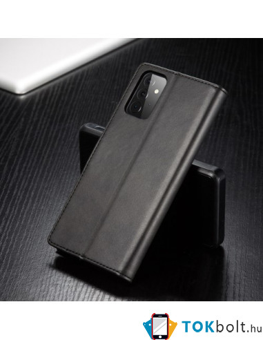 Oldalra nyíló tok Samsung Galaxy A72 5G telefonhoz - FEKETE