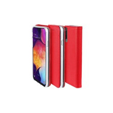 SMART szilikon keretes könyvtok Samsung Galaxy A52 5G / A52 készülékhez - PIROS
