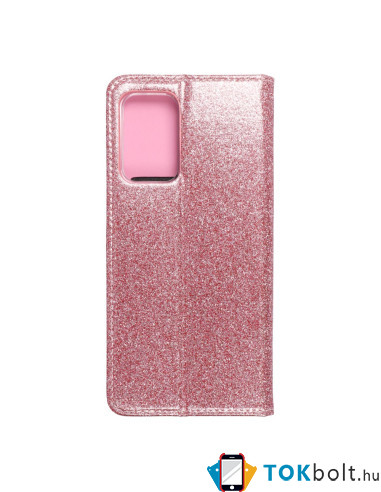 FORCELL SHINING csillámos tok Samsung Galaxy A52 5G / A52 telefonhoz - RÓZSAARANY