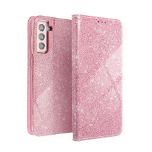 FORCELL SHINING csillámos tok Samsung Galaxy A52 5G / A52 telefonhoz - RÓZSAARANY