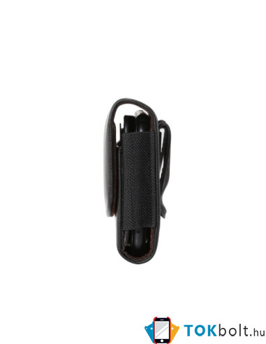 Univerzális 6.1 inches övre fűzhető színű mobiltelefon tartó - 16 x 8.3 x 1.8 cm - FEKETE