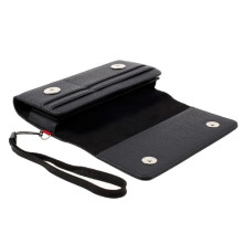 Univerzális 6.1 inches övre fűzhető mobiltelefon tartó - 16 x 8.3 x 1.0 cm - FEKETE
