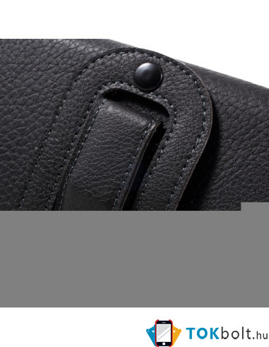 Univerzális 6.1 inches övre fűzhető mobiltelefon tartó - 16 x 8.3 x 1.0 cm - FEKETE