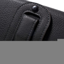Univerzális 6.1 inches övre fűzhető mobiltelefon tartó - 16 x 8.3 x 1.0 cm - FEKETE