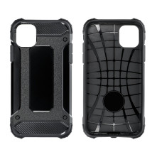 FORCELL ARMOR strapabíró tok Samsung Galaxy A21s telefonhoz - FEKETE