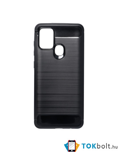FORCELL CARBON Samsung Galaxy A21s telefontok - FEKETE