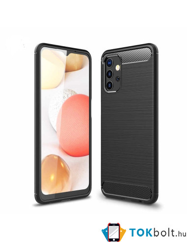 FORCELL CARBON Samsung Galaxy A21s telefontok - FEKETE