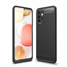 FORCELL CARBON Samsung Galaxy A21s telefontok - FEKETE