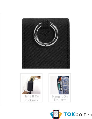 DUX DUCIS IQOS elektromos cigaretta tartó bőr tok - 12.3 x 5.5 x 4.8 cm - RÓZSASZÍN