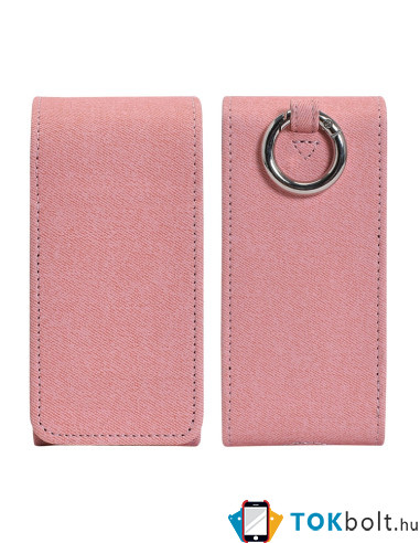DUX DUCIS IQOS elektromos cigaretta tartó bőr tok - 12.3 x 5.5 x 4.8 cm - RÓZSASZÍN