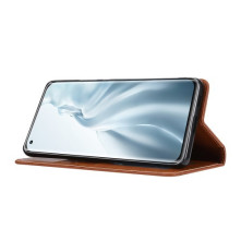 Oldalra nyíló tok Xiaomi Mi 11 telefonhoz - FEKETE