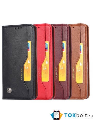 Oldalra nyíló tok Xiaomi Mi 11 telefonhoz - FEKETE