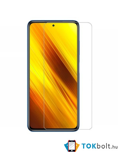 Kijelzővédő karcálló edzett üveg Xiaomi Poco X3 NFC típusú készülékhez - 1 db