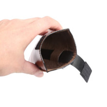 Övre fűzhető 5.5-6.5 inches univerzális telefontok, övtok kihúzóval - BARNA