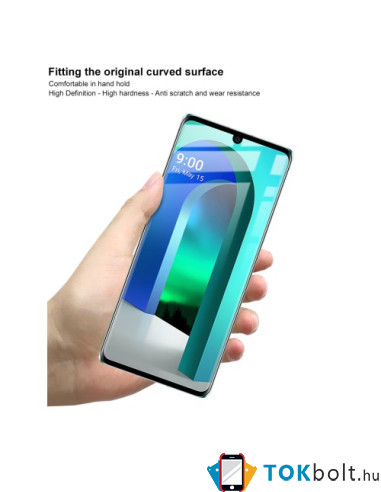 IMAK kijelzővédő karcálló edzett üveg LG Velvet / Velvet 5G típusú készülékhez - 2 db