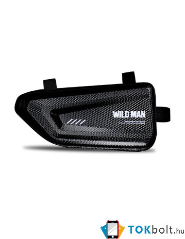 WILDMAN kerékpár vázra rögzíthető tok 19.5 x 12.5 cm - FEKETE