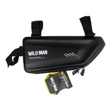 WILDMAN kerékpár vázra rögzíthető tok 19.5 x 12.5 cm - FEKETE