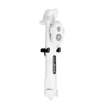 Szelfibot, és tripod egyben teleszkópos nyéllel Bluetooth vezérléssel okostelefonokhoz - FEHÉR