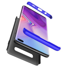 GKK három részes tok Samsung Galaxy S10 Plus készülékhez - FEKETE - KÉK
