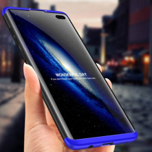 GKK három részes tok Samsung Galaxy S10 Plus készülékhez - FEKETE - KÉK