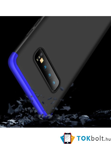 GKK három részes tok Samsung Galaxy S10 Plus készülékhez - FEKETE - KÉK