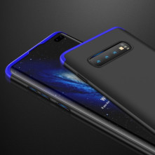 GKK három részes tok Samsung Galaxy S10 Plus készülékhez - FEKETE - KÉK