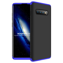 GKK három részes tok Samsung Galaxy S10 Plus készülékhez - FEKETE - KÉK