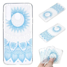 Huawei Y6p, TPU rugalmas, vékony, szilikon tok - Mandala mintás