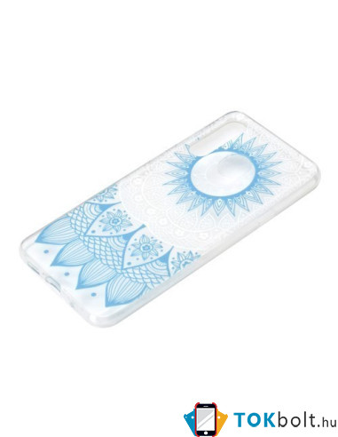 Huawei Y6p, TPU rugalmas, vékony, szilikon tok - Mandala mintás