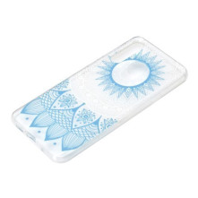 Huawei Y6p, TPU rugalmas, vékony, szilikon tok - Mandala mintás