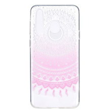 Huawei Y6p, TPU rugalmas, vékony, szilikon tok - Mandala mintás
