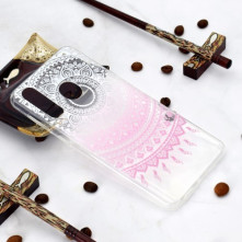 Huawei Y6p, TPU rugalmas, vékony, szilikon tok - Mandala mintás