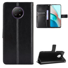 Oldalra nyíló tok Xiaomi Redmi Note 9 5G telefonhoz - FEKETE