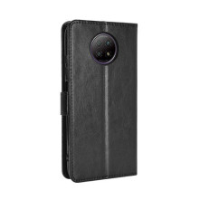 Oldalra nyíló tok Xiaomi Redmi Note 9 5G telefonhoz - FEKETE