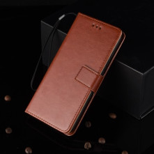 Oldalra nyíló tok Xiaomi Redmi Note 9 5G telefonhoz - BARNA