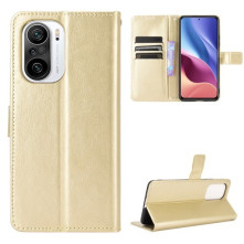 Oldalra nyíló tok Xiaomi Redmi K40 Pro telefonhoz - ARANY