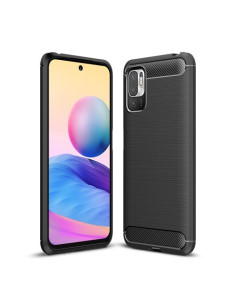 Xiaomi Redmi Note 10 5G karbon mintás tok - FEKETE