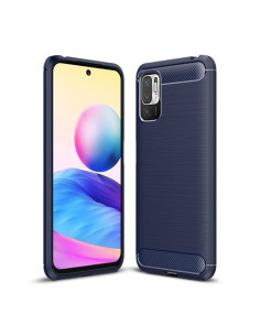 Xiaomi Redmi Note 10 5G karbon mintás tok - KÉK