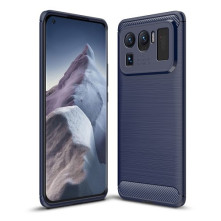 Xiaomi Mi 11 Ultra karbon mintás tok - KÉK