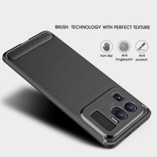 Xiaomi Mi 11 Ultra karbon mintás tok - KÉK