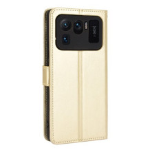 Oldalra nyíló tok Xiaomi Mi 11 Ultra telefonhoz - ARANY