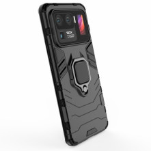 Kemény műanyag és rugalmas TPU hibrid tok Xiaomi Mi 11 Ultra telefonhoz - FEKETE