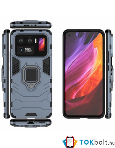 Kemény műanyag és rugalmas TPU hibrid tok Xiaomi Mi 11 Ultra telefonhoz - KÉK