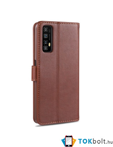 Oldalra nyíló tok Realme 7 (Global) telefonhoz - BARNA