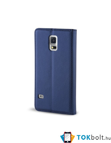 SMART szilikon keretes könyvtok Huawei P30 Lite / P30 Lite New Edition készülékhez - KÉK
