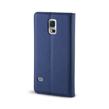 SMART szilikon keretes könyvtok Huawei P30 Lite / P30 Lite New Edition készülékhez - KÉK