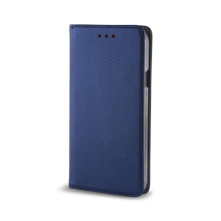 SMART szilikon keretes könyvtok Huawei P30 Lite / P30 Lite New Edition készülékhez - KÉK