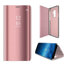 Flip telefontok átlátszó előlappal Samsung Galaxy Note 20 / 20 5G készülékhez - RÓZSAARANY