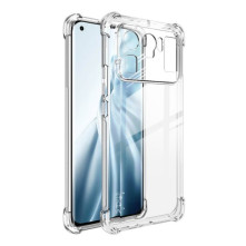 IMAK rugalmas TPU tok Xiaomi Mi 11 Ultra készülékhez + IMAK kijelzővédő - ÁTTETSZŐ