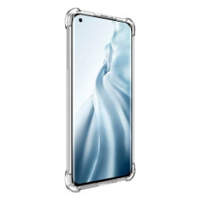 IMAK rugalmas TPU tok Xiaomi Mi 11 Ultra készülékhez + IMAK kijelzővédő - ÁTTETSZŐ